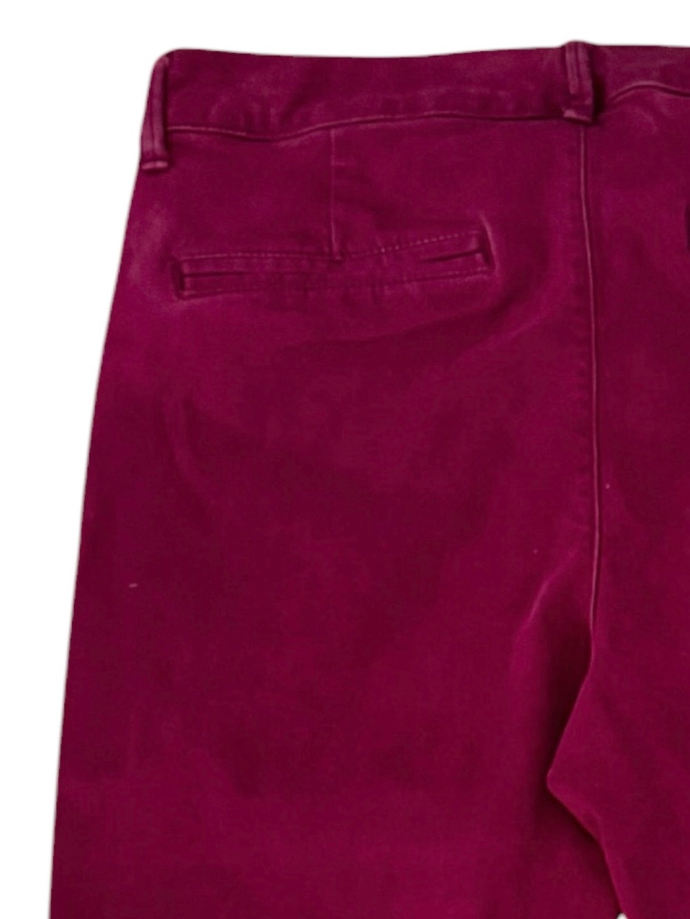 Old Navy Pixie Size 8 Sateen Ankle Pants in Chilled Sangria (Burgundy) - Picture 4 of 5
